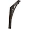 Ekena Millwork Crawley Wrought Iron Bracket, (Single center brace), Antiqued Bronze 1 1/2"W x 7 1/2"D x 10"H BKTM01X07X10SCRABZ - alternate 1